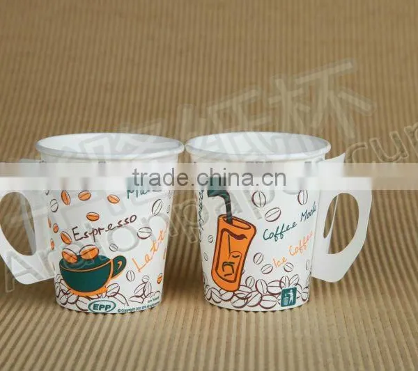 2015 New Disposable Paper Cup With Handle