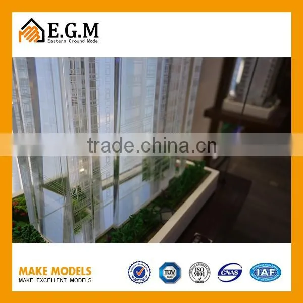 3d Glass Building Model,reisidential Building Model photo-3