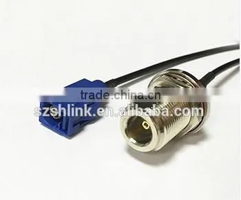 Cable Assembly, Female FAKRA to BNC Connector With Cable RG 316 for High Frequency Communication photo-2