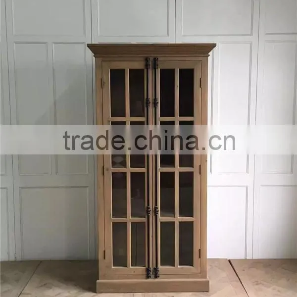 Reproduction Wooden Furniture Glass Cabinet