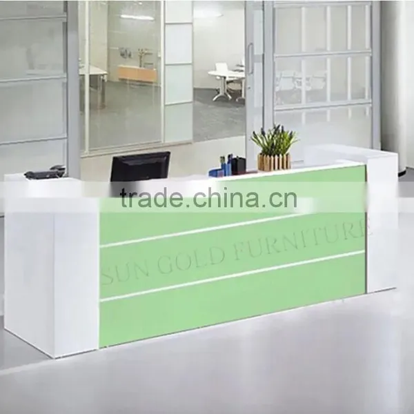 Modern Office Reception Desk Hotel Reception Table Design (SZ-RTB045-1) photo-6