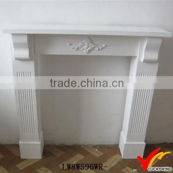 France Vintage Decorative Burning Wood Fireplaces
