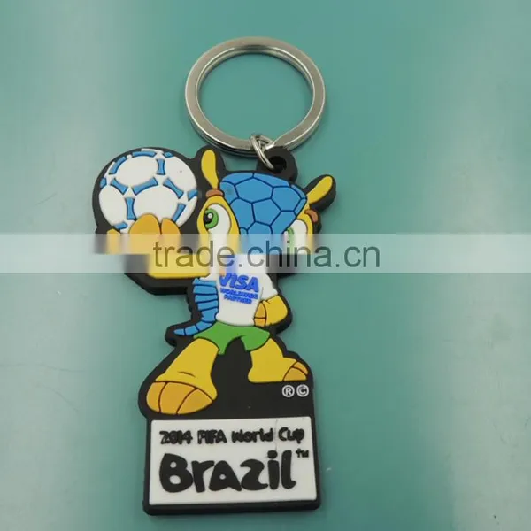 2014 Hot-sale Hot Sale Custom Can Shaped 3d Rubber Pvc Keychain photo-2