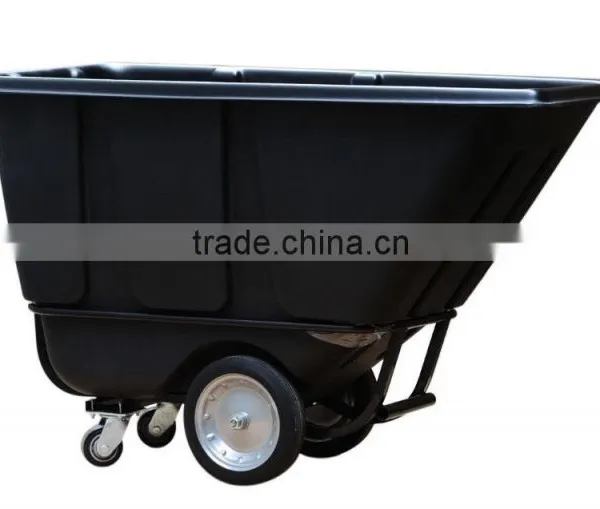 Tilt Truck, 1/2 Cu. Yd. Volume Capacity, 1400 Lb. Load Capacity, Heavy-Duty Hopper Type
