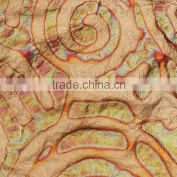 Red Circles Loose Variegated Leaf