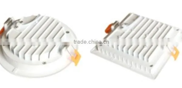 Round/square COB Glass Panel Light 16W 85-265V 2 Years Warranty IP40 Aluminum Shell photo-3