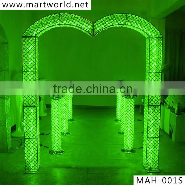 2016 New RGB Crystal LED Light Wedding Decoration Wedding Arch Wedding Decoration (MAH-001) photo-3