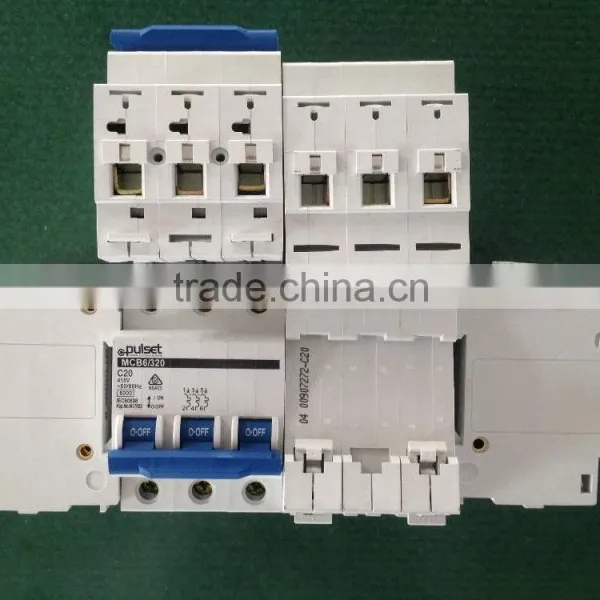 6-63A 3 Pole 6Ka Mcb Electrical Mcb photo-5