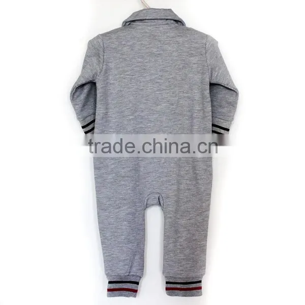 Autumn&winter Fashion Creative Boy Baby Romper Clothes With Inclined Zipper photo-2