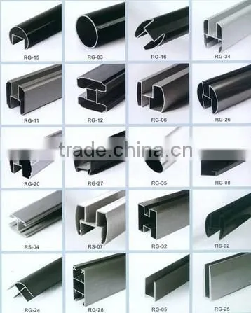 Hight Quality Aluminium Extrusion Profile Aluminum Extrusion Profile of Toilet Partitions With All Kinds of Surface Treatment photo-6