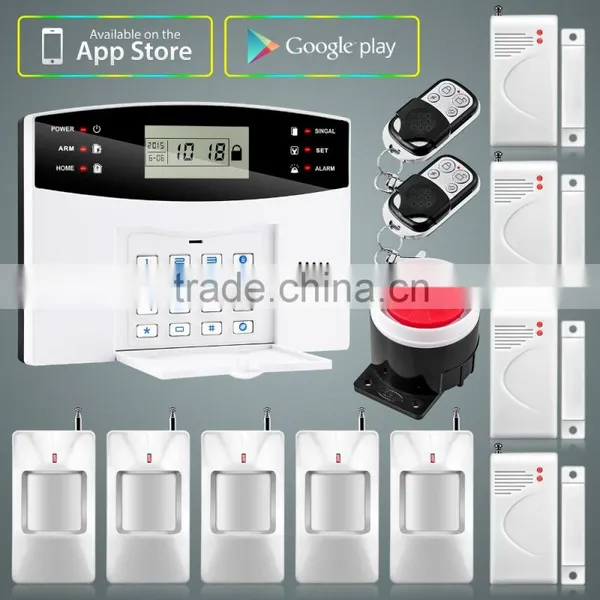 Dependable Performance YL-M2B LCD Display With Time Clock Best GSM Home Burglar Security Alarm System