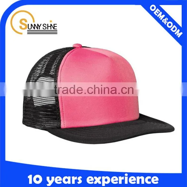 Custom Snap Back Flat Brim Mesh Trucker Cap Quality Choice photo-2