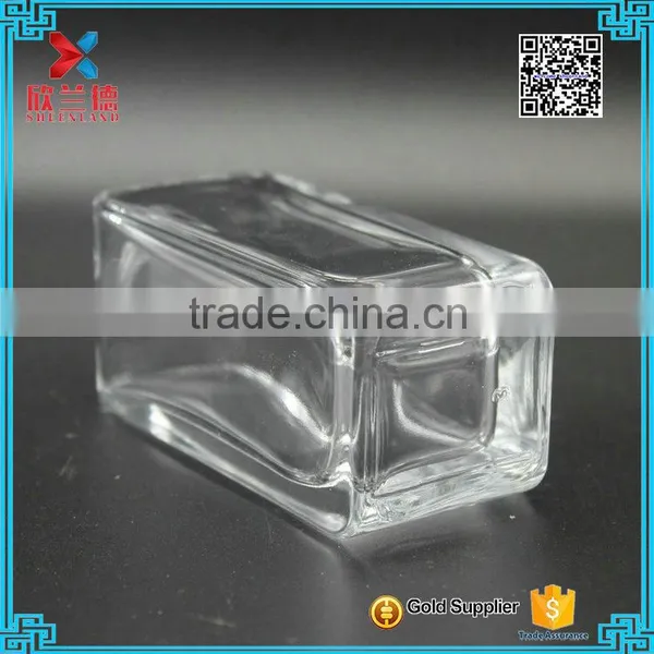 Wholesale 100ml Rectangle Empty Glass Perfume Refill Bottle photo-3