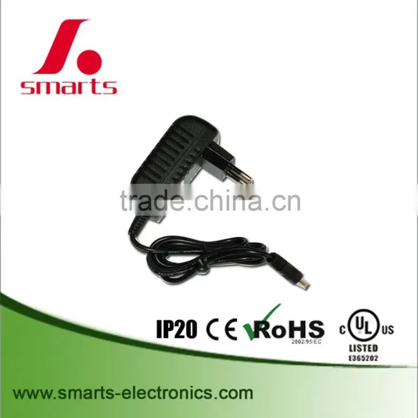 ce ul Listed 12v 24v 9w Wall Type Power Adapter With eu us uk Plug photo-2
