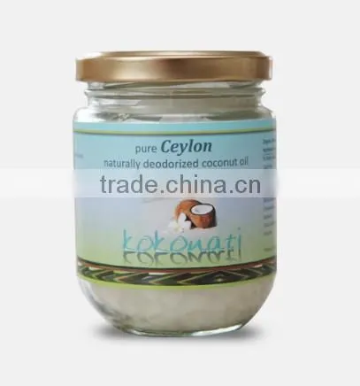 Steam Deodorised Naturally Bleached Coconut Oil 200ml