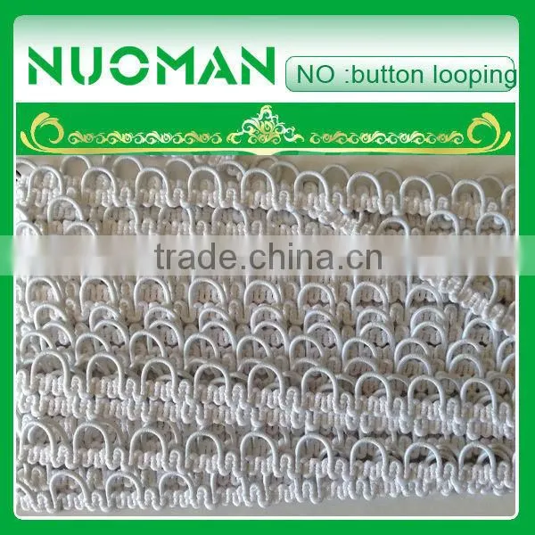 Ivory Color Elastic Button Loop for Evening Dress photo-2