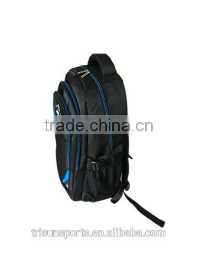 2015 China Manufacturer Multi- Compartment Black Laptop Backpack for School photo-2