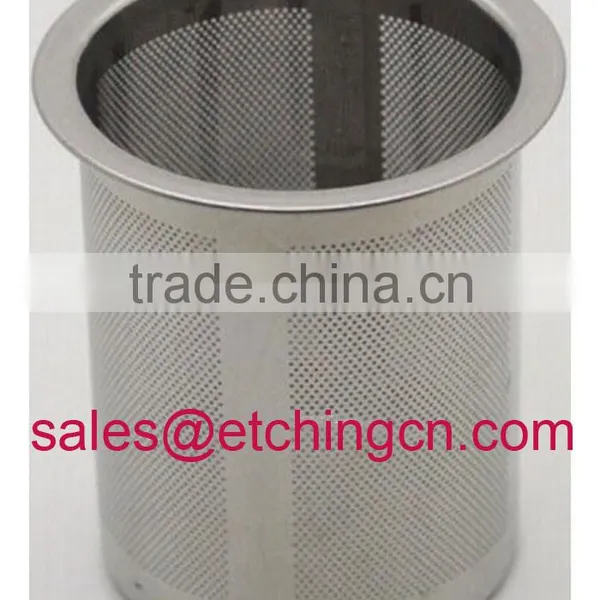 Top Quality Sleek Contemporary Design Etching Stainless Steel Infuser Basket photo-5