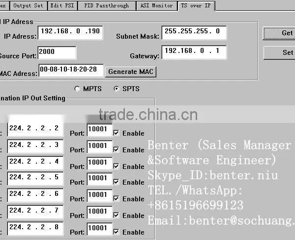8in1 IP ASI MPEG-2 H.264 Transcoder(8*ASI In,ASI+IP(1*MPTS/8*SPTS) Out) photo-6
