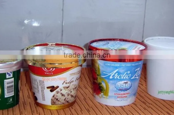 100ml Ice Cream Use Paper Printed Cups photo-5