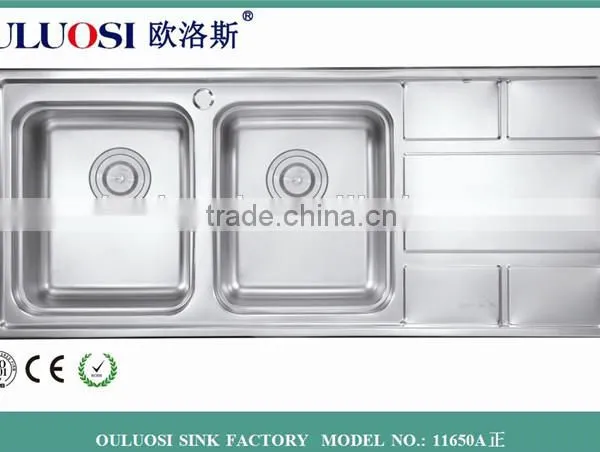 Stainless Steel Kitchen Sink 11650A photo-3