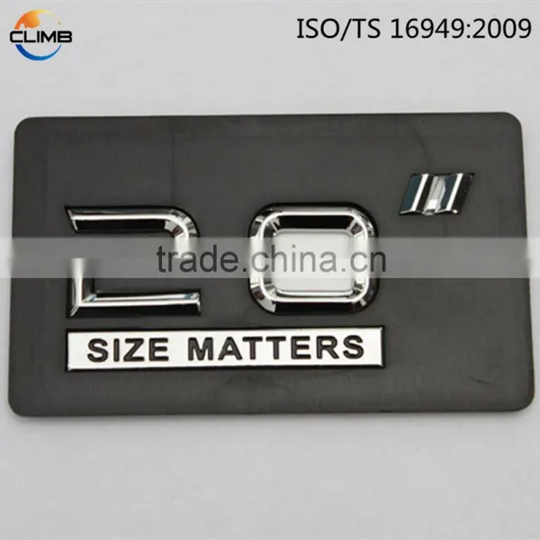 2.6mm 3d Stickers Chrome Car Custom Separated Letters / Auto Letter Emblem/truck Letter Number photo-2