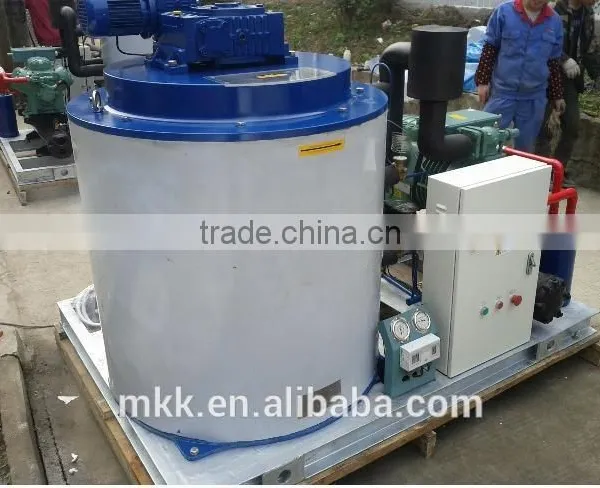 Stainless Steel Seawater Flake Ice Machine for Fishing Vessel photo-3