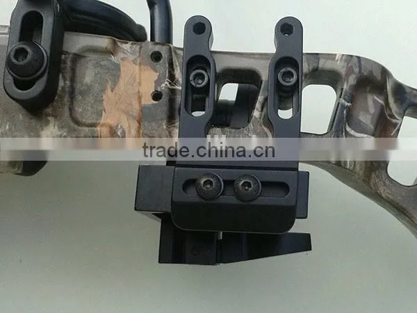 RL Archery Mini CNC Machined Bow Sight Mount Red Dot Laser Reflex Sight Scope Bracket Fit Mathews Bowtech Bear All Compund Bow photo-5