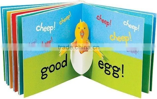 Pop up Cardboard Customized Children Book Printing