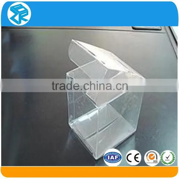 Transparent Pvc Clear Plastic Folding Boxes for Wine Glass