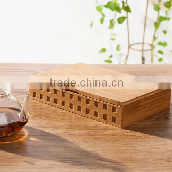 Bamboo Wooden Coffee Tea Bag Holder Box photo-3
