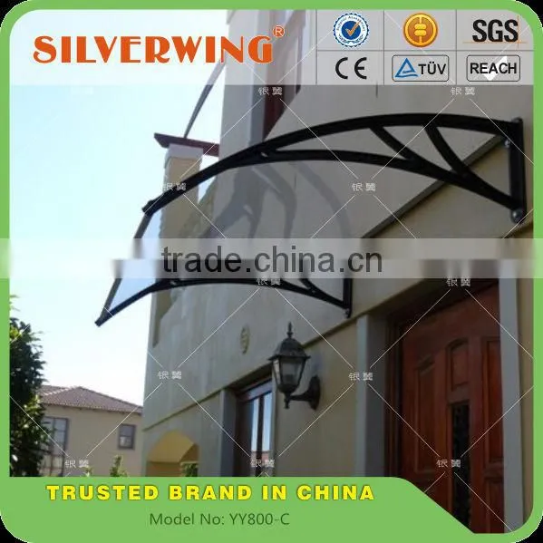 DIY Door Shelter Window Cover Shelter and Balcony Canopy Wholesale for Polycarbonate Door Canopy photo-4