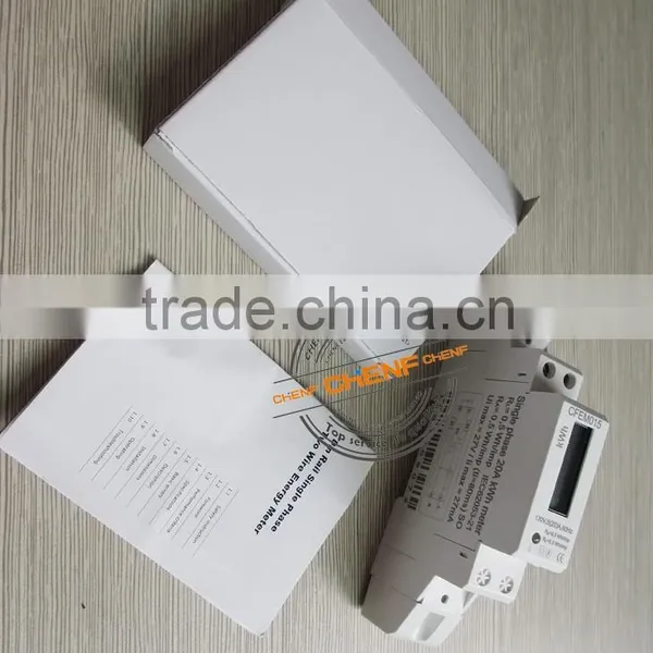 High Quality 120v 60hz Rail Wattmeter , Watt Meter, Power Meter, Wattmeter for Solar System photo-6