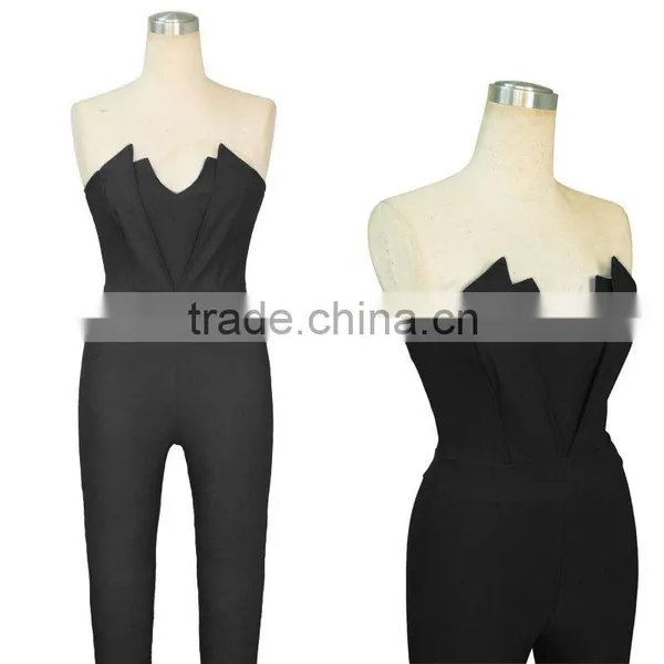 New Office Ladies Clubwear V Neck Playsuit Bodycon Party Women Jumpsuits Rompers photo-5