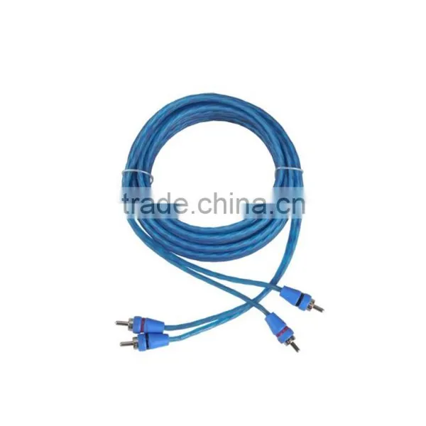 Great Sound Quality RCA Wire Noise Rejecting for Coaxial Construction High Shielded RCA Cables 15mm