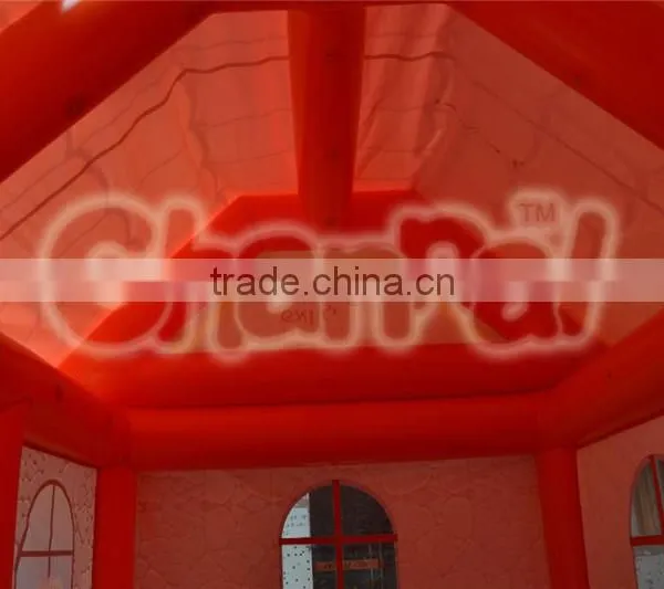 Orange Inflatable House, Inflatable Tent, Digital Whole Printing House photo-3
