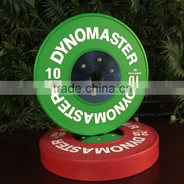 OEM 10kg Olympic Weight Plates Olympic Rubber Bumper Plate Bumper Plate Set 10kg photo-4