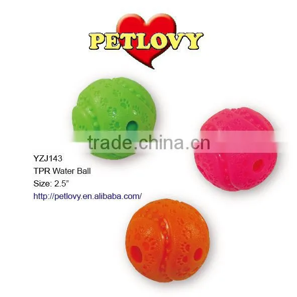 PROMOTIONAL 2.5" TPR WATER BALL TPR TOY DOG TOY