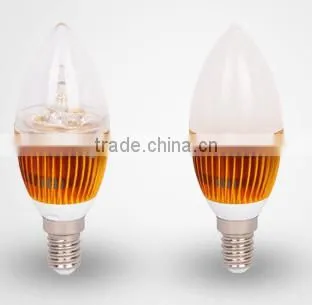 3W Dimmable Led Candle Bulbs E14 B15 B22 E27 Base Available (CE& Rohs) photo-2