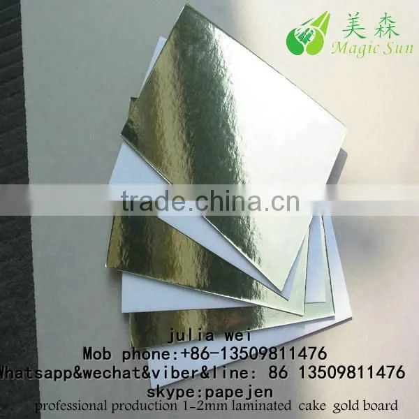 Grey Card Board Pasted Gold Card Board for Cake Board and Boxes photo-2