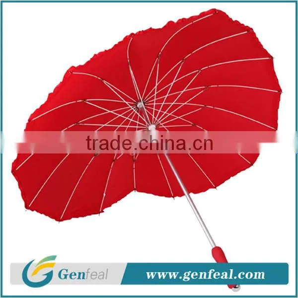 23 Inch Heart Shape Straight Wedding Umbrella Souvenir for Lover Favors