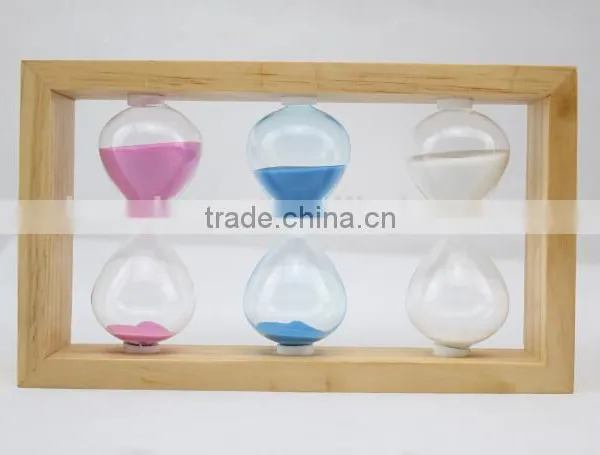 Fashion Decoration Wooden Sand Timer Hourglass Hour Glass photo-2