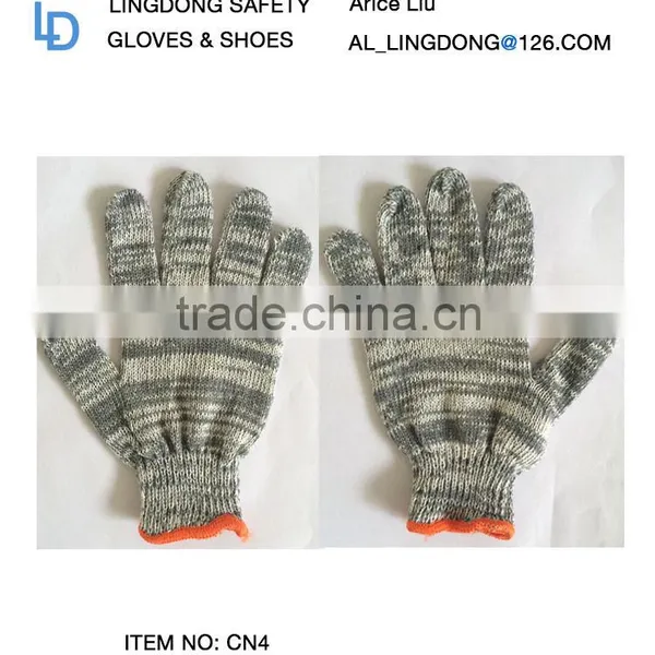 Poly Cotton Knitted Gloves Work Gloves photo-4