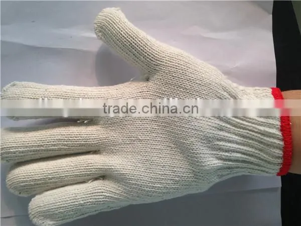 Nature White Cotton Glove ,thin Gloves ,cotton Liner Industry Gloves photo-3