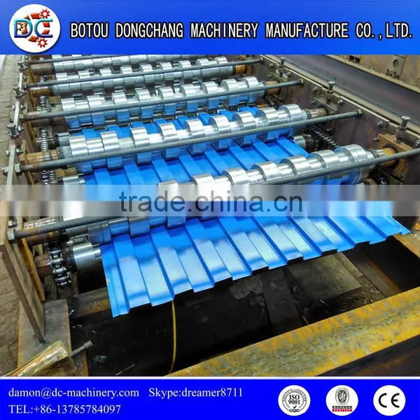Trapezoidal IBR Coated Zinc Sheets Roll Forming Machine photo-2