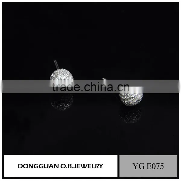 Dubai Gold Jewelry Earring Simple Pearl Earring for Women photo-5