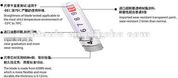 Best Sale Steel Measure Tape With Personal Design/Top Selling 5m Measuring Tape With Metric Graduation photo-3