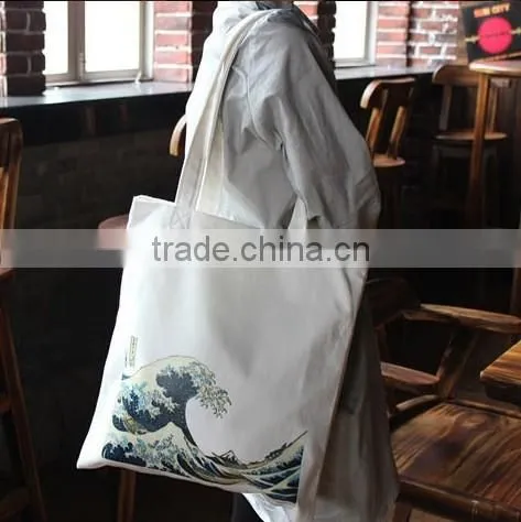 Beautiful Printed Canvas Bag, OEM Production Canvas Tote Bag photo-2