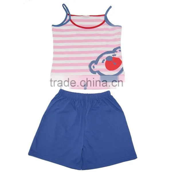 Kevince Ladies Jersey Short Printed Homewear Pyjamas Knitting Woman Nightwear Sleepwear MOQ 2000sets photo-4