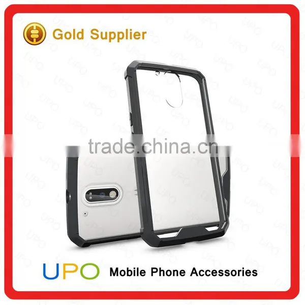 [UPO] High Quality 2 in 1 Hybrid TPU Plastic Soft TPU Shockproof Transparent Mobile Phone Case for Moto G4 Plus photo-6